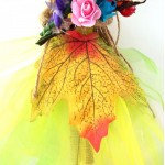 Hand Crafted Hanging Spring Flower Maiden Doll